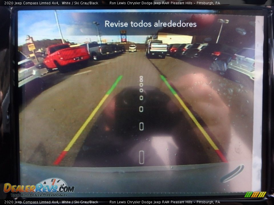 2020 Jeep Compass Limted 4x4 White / Ski Gray/Black Photo #16