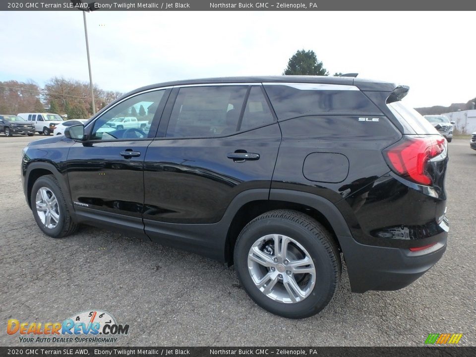2020 GMC Terrain SLE AWD Ebony Twilight Metallic / Jet Black Photo #8