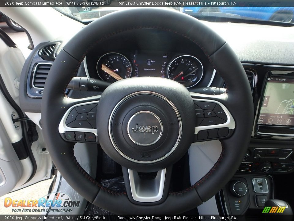 2020 Jeep Compass Limted 4x4 Steering Wheel Photo #18