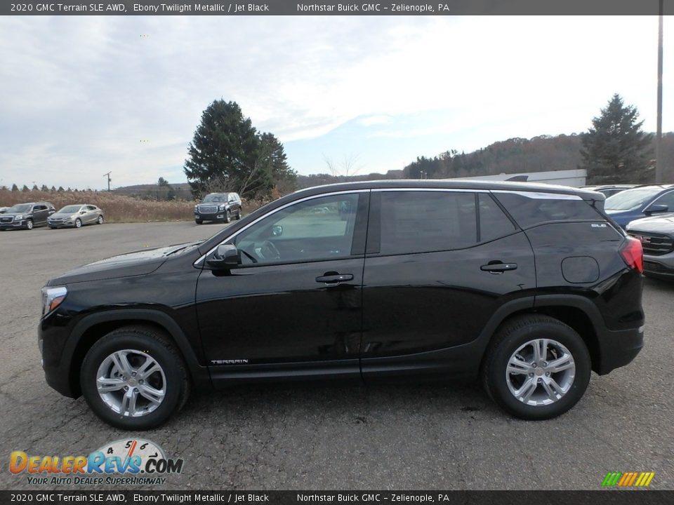 2020 GMC Terrain SLE AWD Ebony Twilight Metallic / Jet Black Photo #9