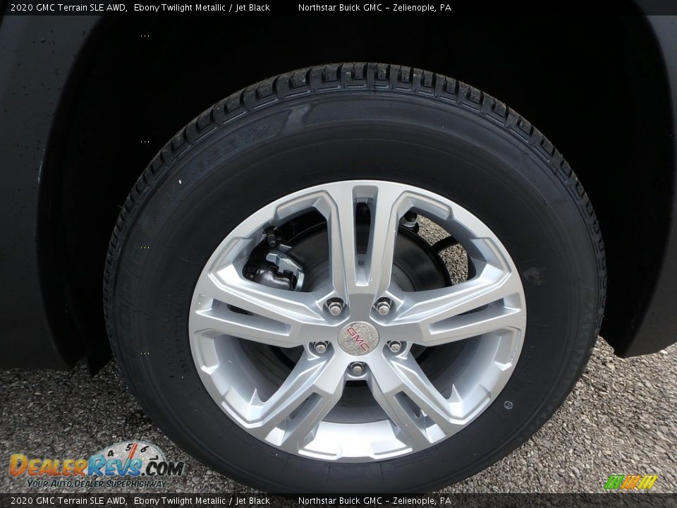 2020 GMC Terrain SLE AWD Ebony Twilight Metallic / Jet Black Photo #10