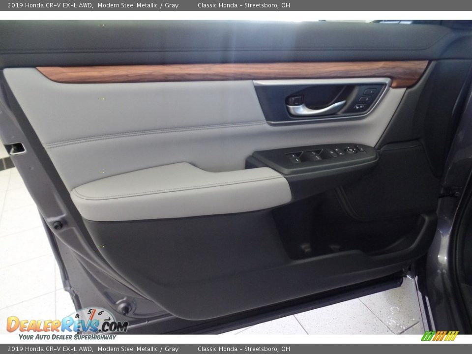 2019 Honda CR-V EX-L AWD Modern Steel Metallic / Gray Photo #5