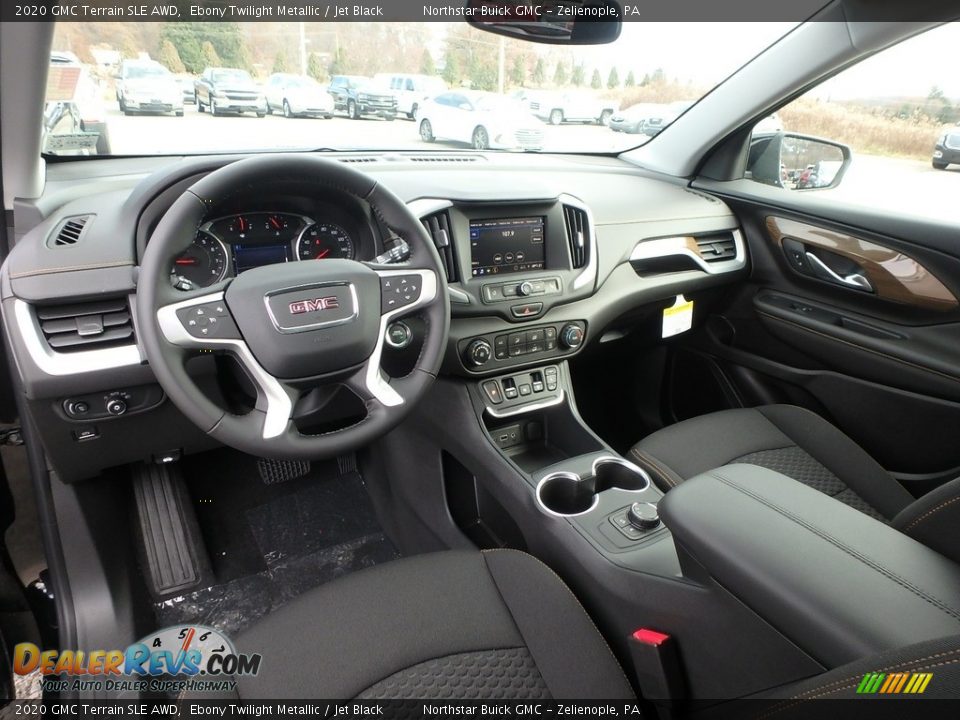 2020 GMC Terrain SLE AWD Ebony Twilight Metallic / Jet Black Photo #14