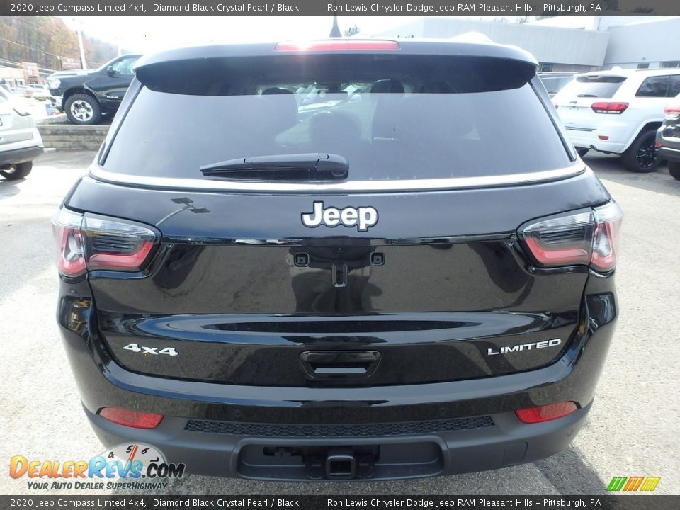 2020 Jeep Compass Limted 4x4 Diamond Black Crystal Pearl / Black Photo #4