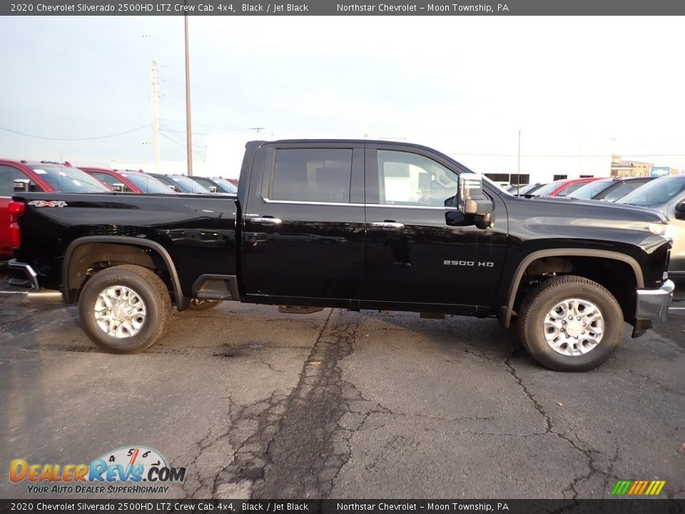 2020 Chevrolet Silverado 2500HD LTZ Crew Cab 4x4 Black / Jet Black Photo #6
