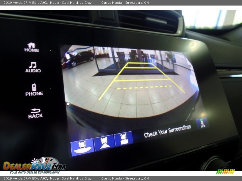 2019 Honda CR-V EX-L AWD Modern Steel Metallic / Gray Photo #12