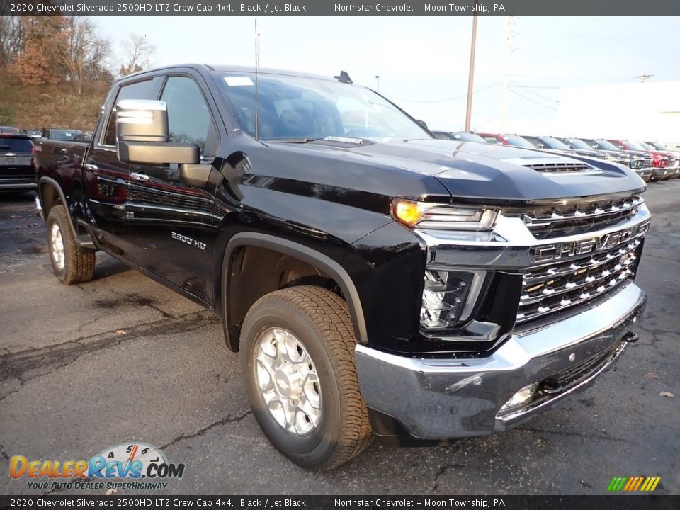 2020 Chevrolet Silverado 2500HD LTZ Crew Cab 4x4 Black / Jet Black Photo #7