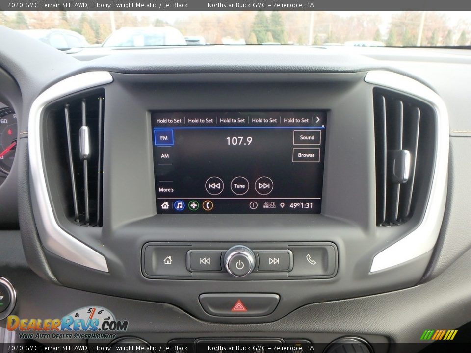 2020 GMC Terrain SLE AWD Ebony Twilight Metallic / Jet Black Photo #19