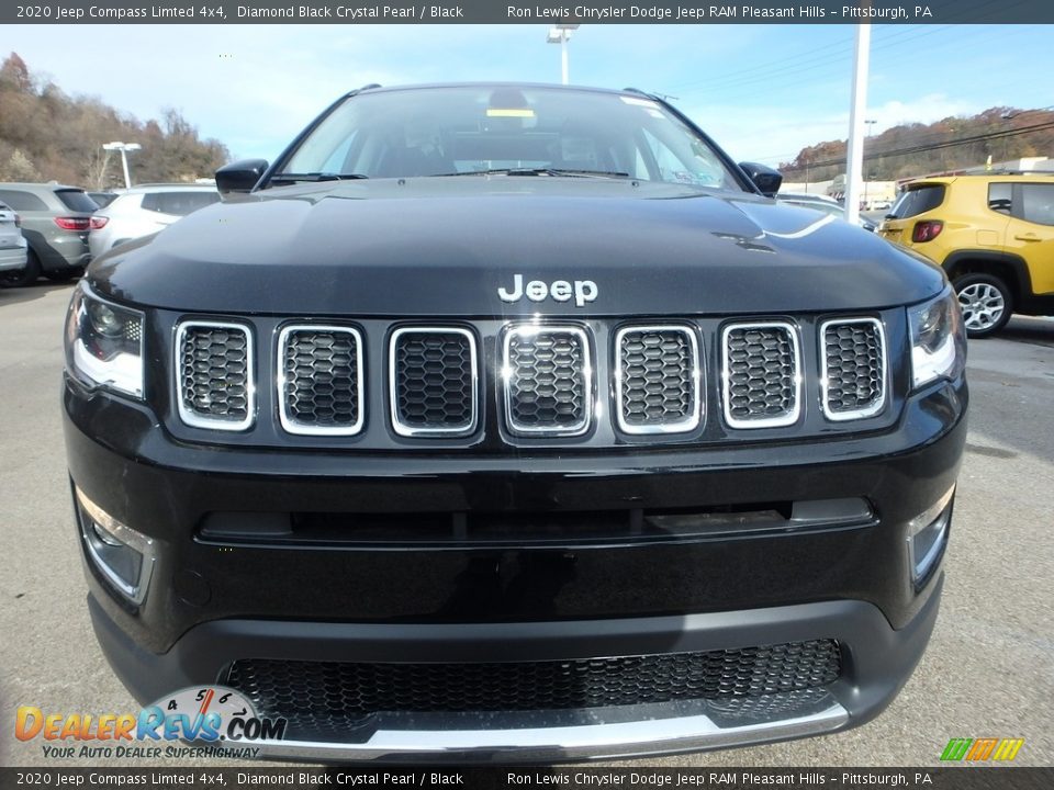 2020 Jeep Compass Limted 4x4 Diamond Black Crystal Pearl / Black Photo #9