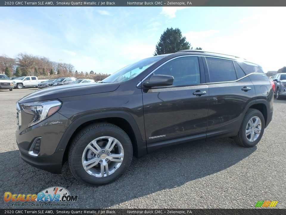 2020 GMC Terrain SLE AWD Smokey Quartz Metallic / Jet Black Photo #1