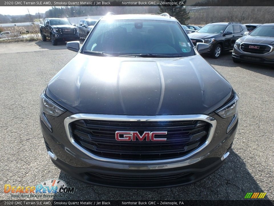 2020 GMC Terrain SLE AWD Smokey Quartz Metallic / Jet Black Photo #2