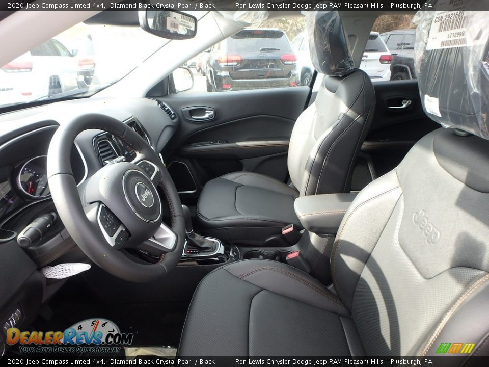 2020 Jeep Compass Limted 4x4 Diamond Black Crystal Pearl / Black Photo #11