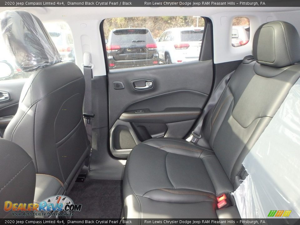 2020 Jeep Compass Limted 4x4 Diamond Black Crystal Pearl / Black Photo #12