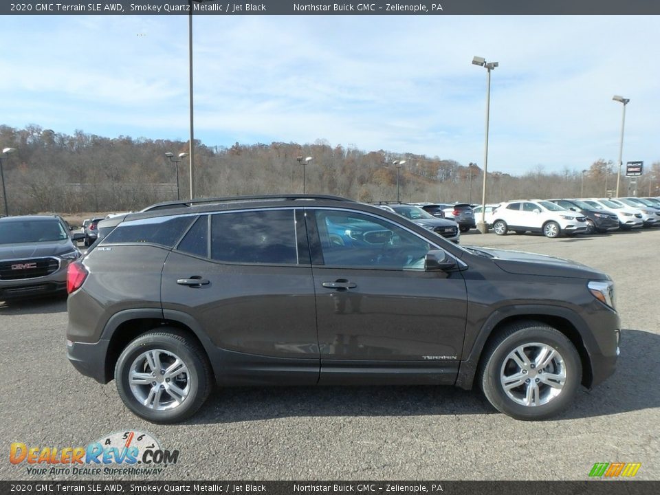 Smokey Quartz Metallic 2020 GMC Terrain SLE AWD Photo #4