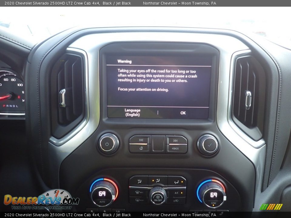 2020 Chevrolet Silverado 2500HD LTZ Crew Cab 4x4 Black / Jet Black Photo #16