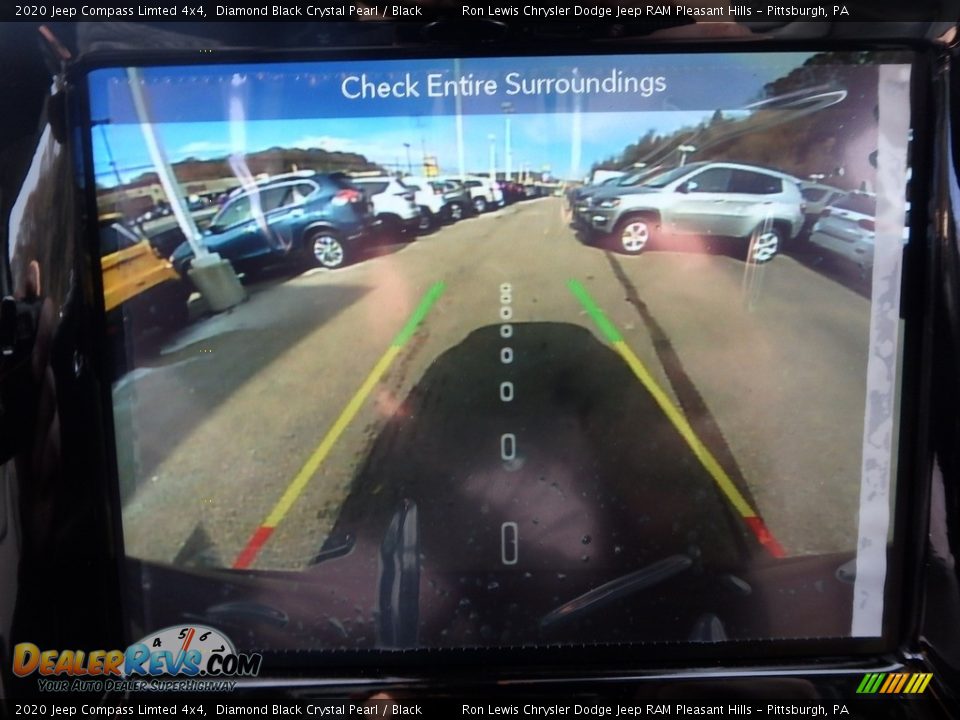 2020 Jeep Compass Limted 4x4 Diamond Black Crystal Pearl / Black Photo #16