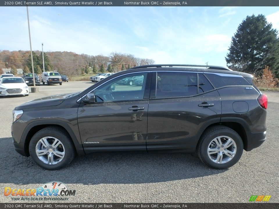 2020 GMC Terrain SLE AWD Smokey Quartz Metallic / Jet Black Photo #9