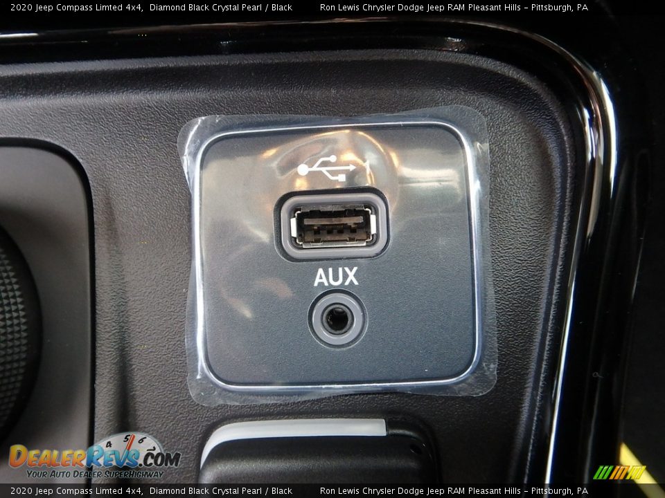 2020 Jeep Compass Limted 4x4 Diamond Black Crystal Pearl / Black Photo #19