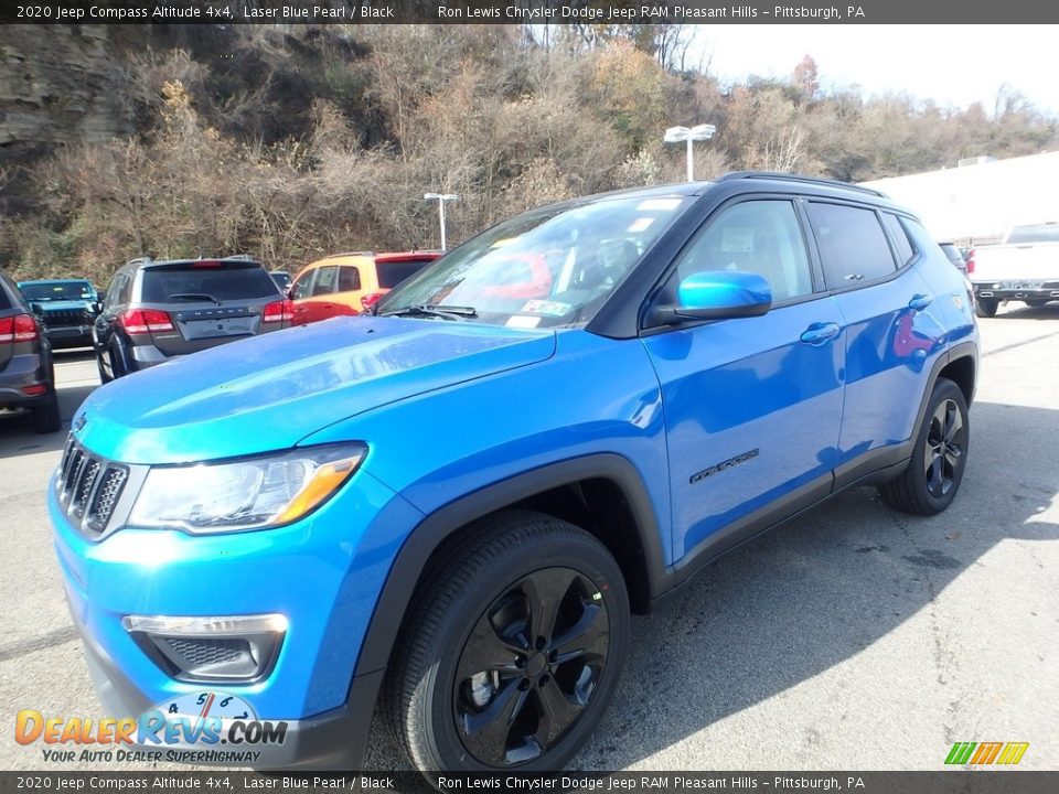 2020 Jeep Compass Altitude 4x4 Laser Blue Pearl / Black Photo #1