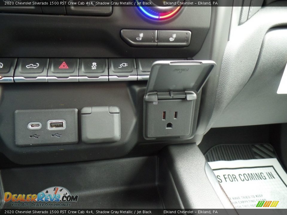 2020 Chevrolet Silverado 1500 RST Crew Cab 4x4 Shadow Gray Metallic / Jet Black Photo #33