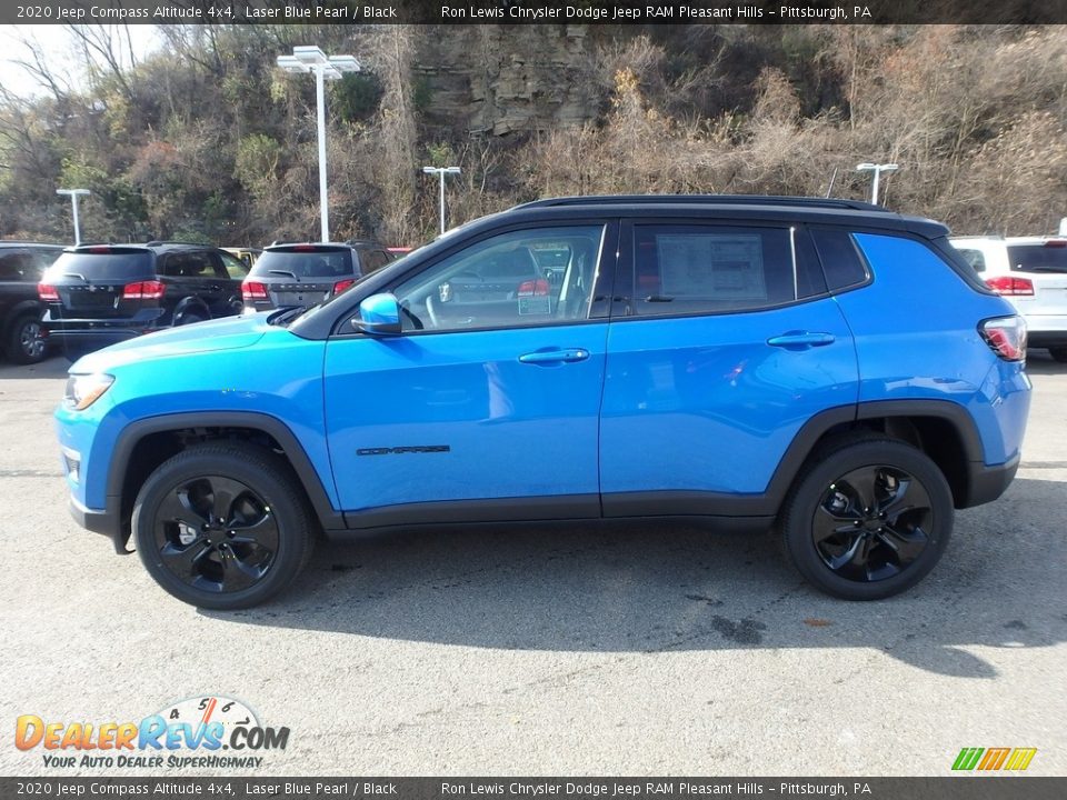 2020 Jeep Compass Altitude 4x4 Laser Blue Pearl / Black Photo #2