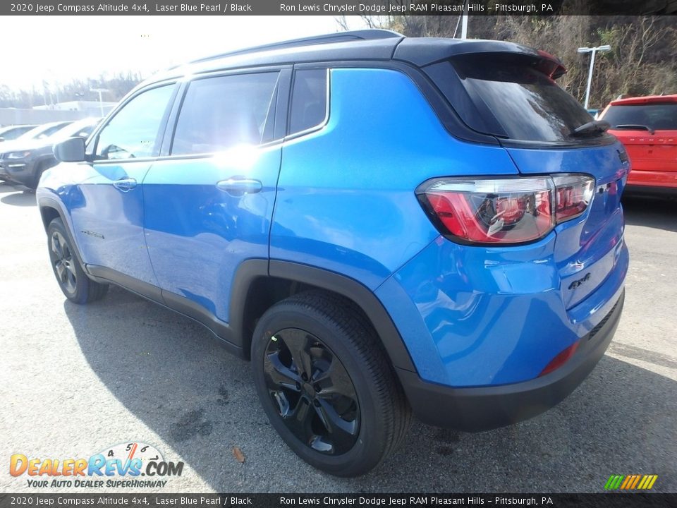 2020 Jeep Compass Altitude 4x4 Laser Blue Pearl / Black Photo #3