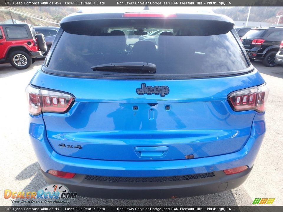 2020 Jeep Compass Altitude 4x4 Laser Blue Pearl / Black Photo #4