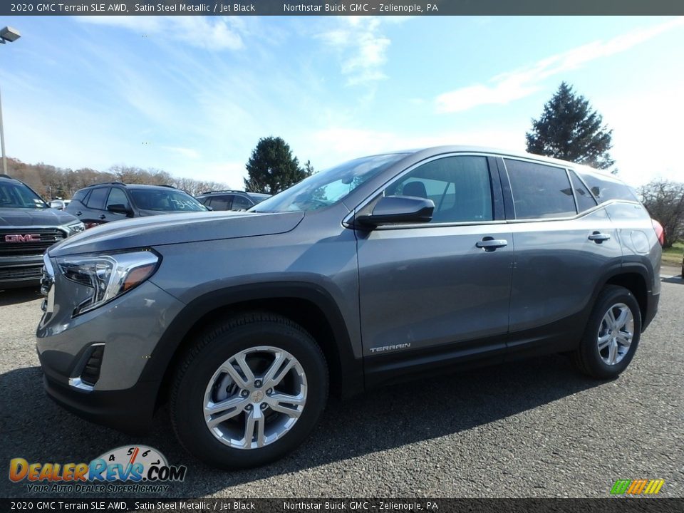 2020 GMC Terrain SLE AWD Satin Steel Metallic / Jet Black Photo #1