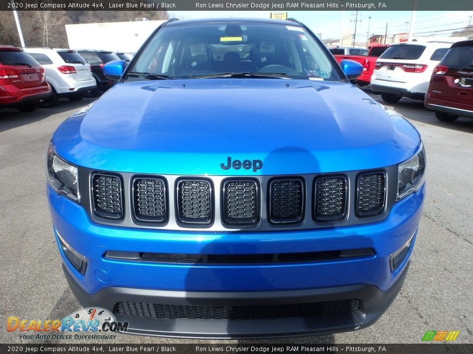 2020 Jeep Compass Altitude 4x4 Laser Blue Pearl / Black Photo #9