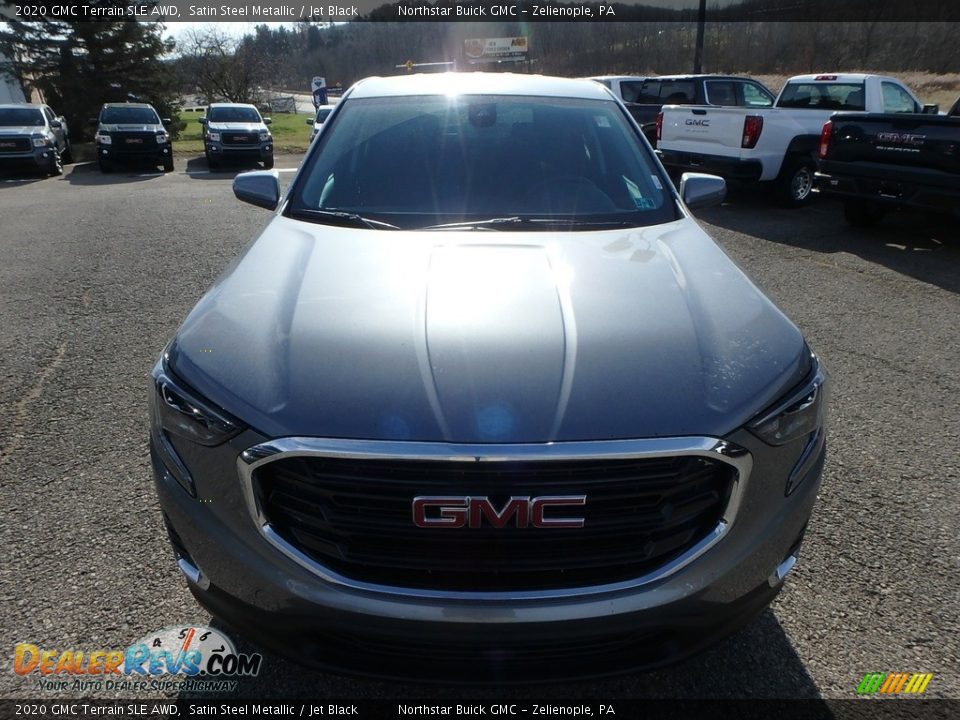 2020 GMC Terrain SLE AWD Satin Steel Metallic / Jet Black Photo #2