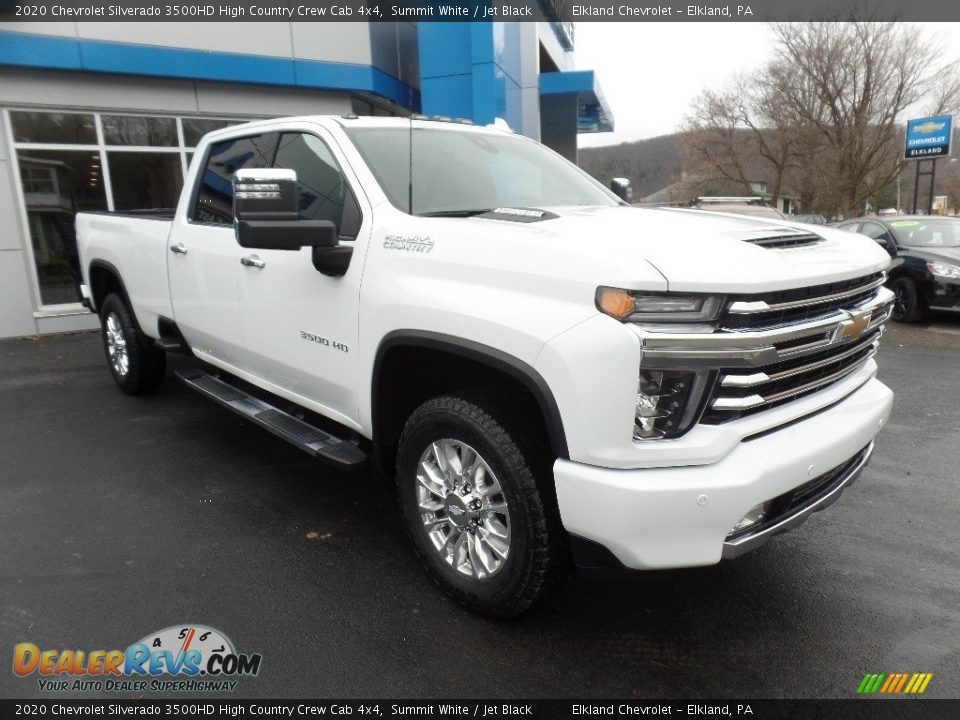 2020 Chevrolet Silverado 3500HD High Country Crew Cab 4x4 Summit White / Jet Black Photo #1