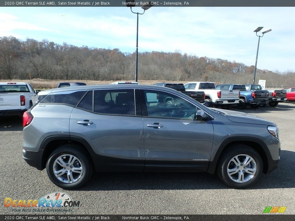 2020 GMC Terrain SLE AWD Satin Steel Metallic / Jet Black Photo #4