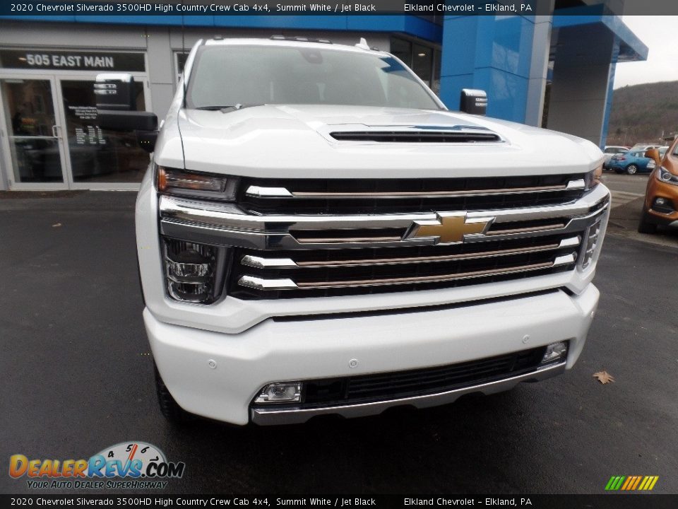 2020 Chevrolet Silverado 3500HD High Country Crew Cab 4x4 Summit White / Jet Black Photo #2