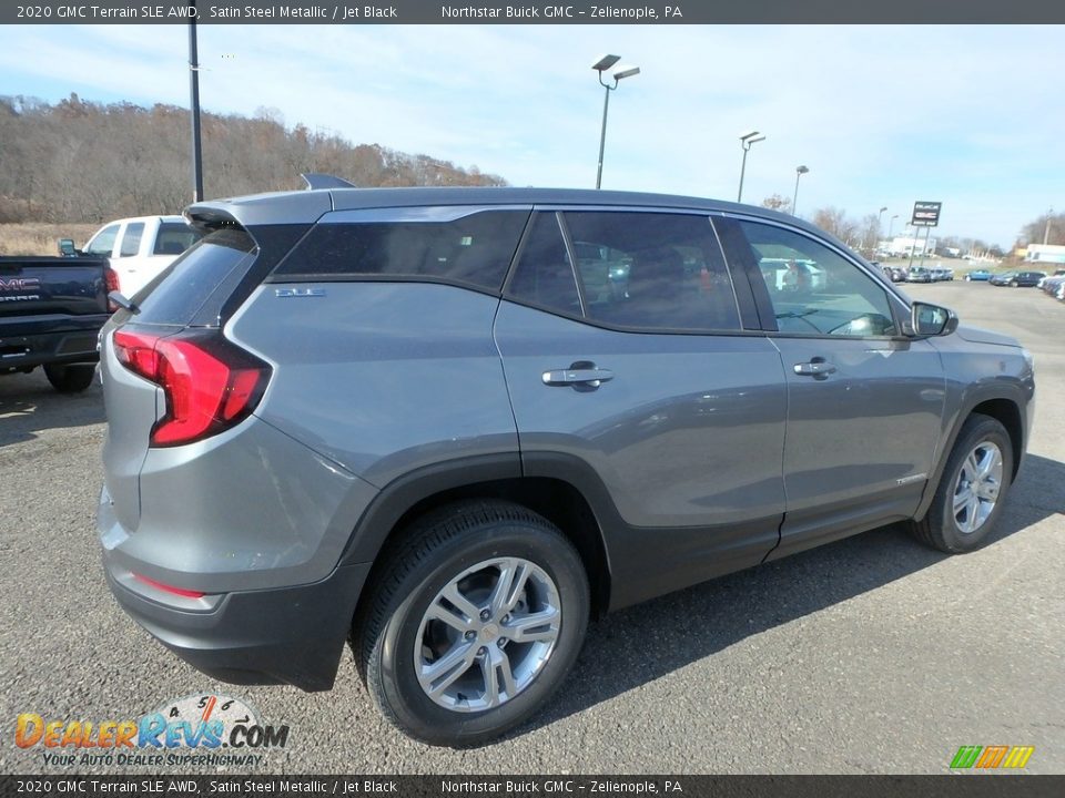 2020 GMC Terrain SLE AWD Satin Steel Metallic / Jet Black Photo #5