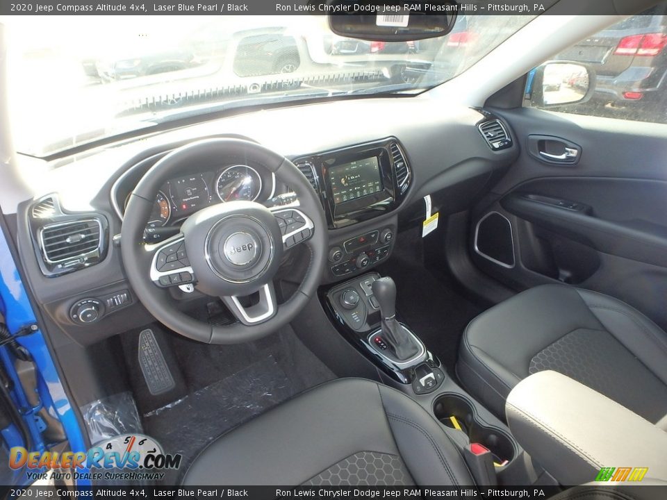 2020 Jeep Compass Altitude 4x4 Laser Blue Pearl / Black Photo #13