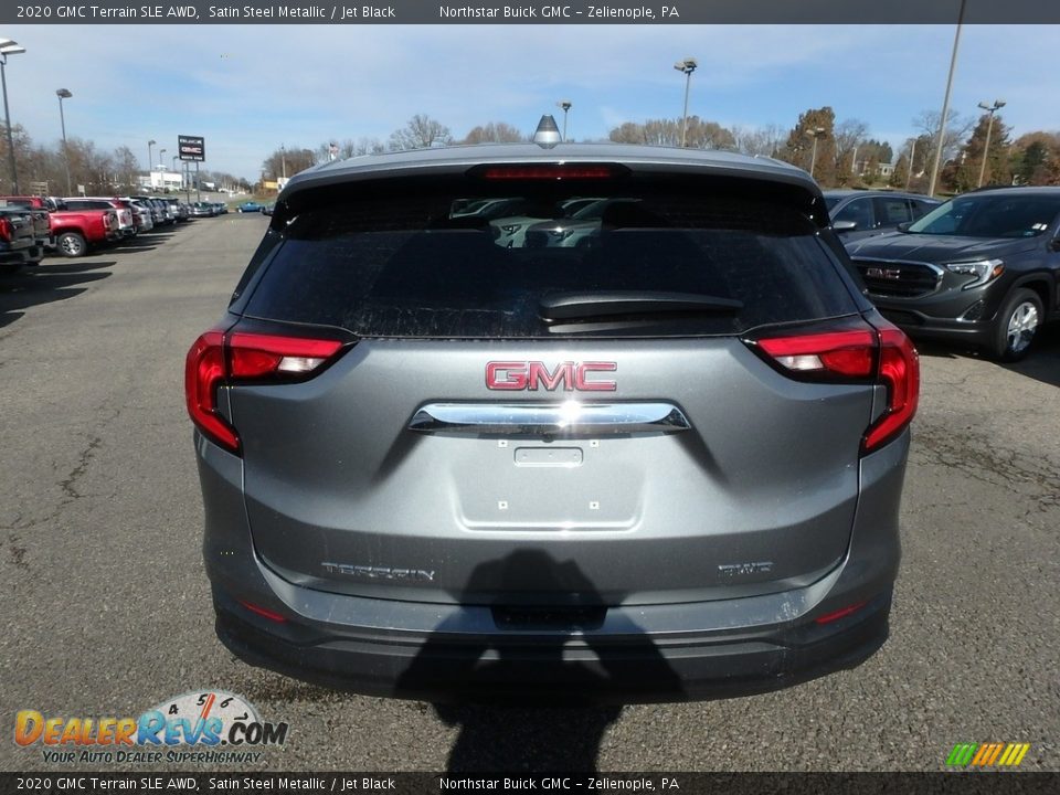 2020 GMC Terrain SLE AWD Satin Steel Metallic / Jet Black Photo #6