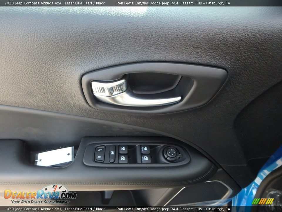 2020 Jeep Compass Altitude 4x4 Laser Blue Pearl / Black Photo #14