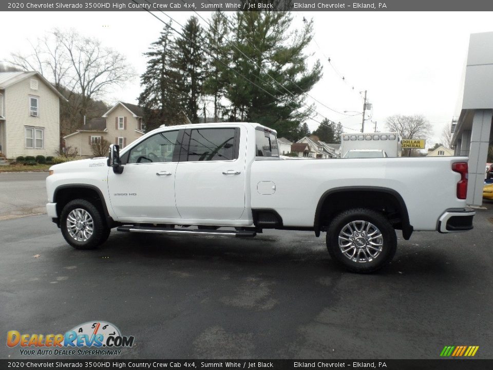 2020 Chevrolet Silverado 3500HD High Country Crew Cab 4x4 Summit White / Jet Black Photo #6