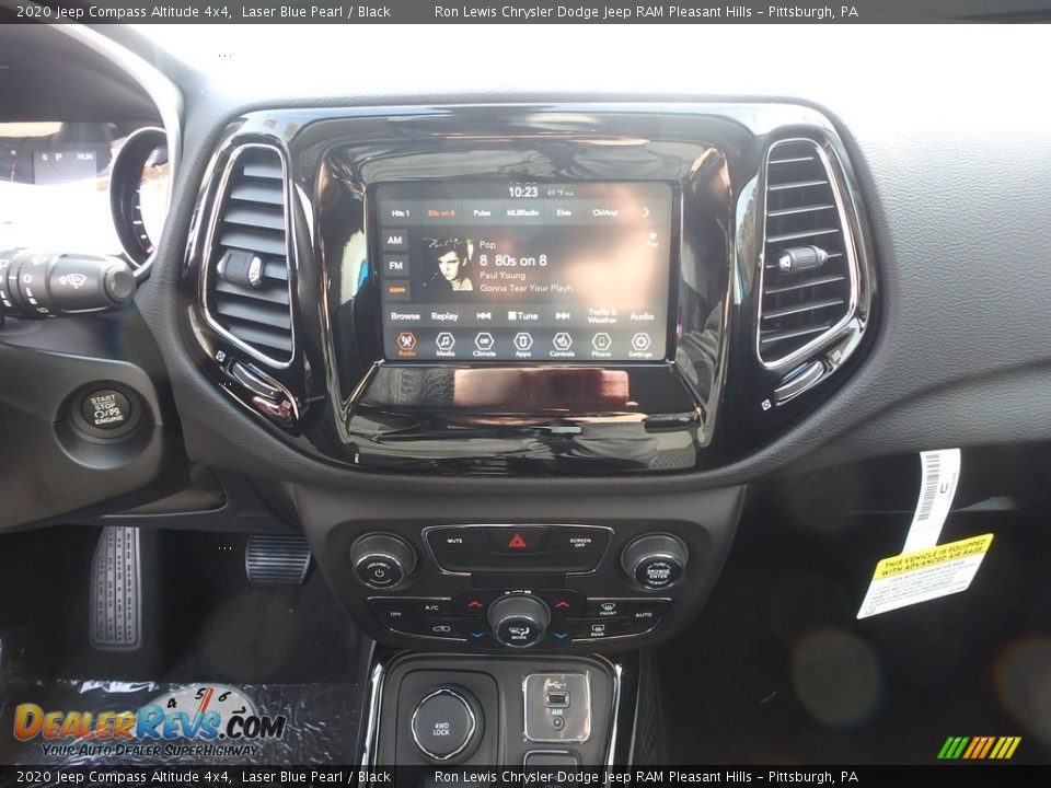 2020 Jeep Compass Altitude 4x4 Laser Blue Pearl / Black Photo #17