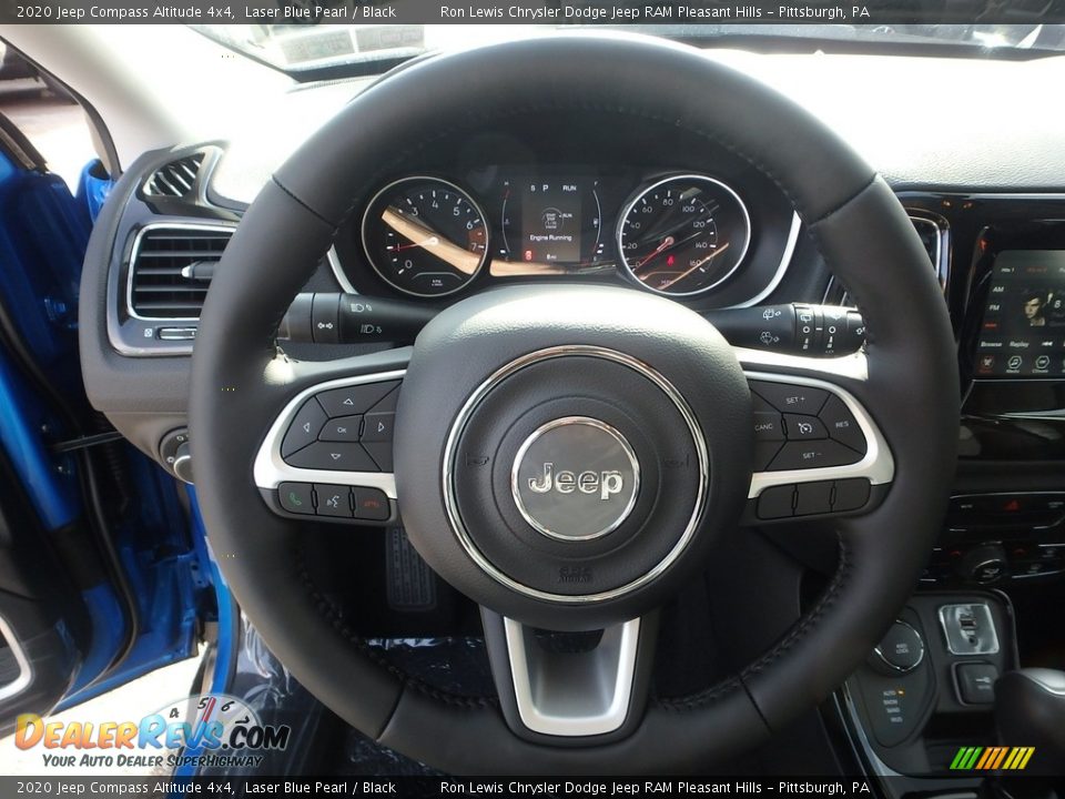 2020 Jeep Compass Altitude 4x4 Laser Blue Pearl / Black Photo #18