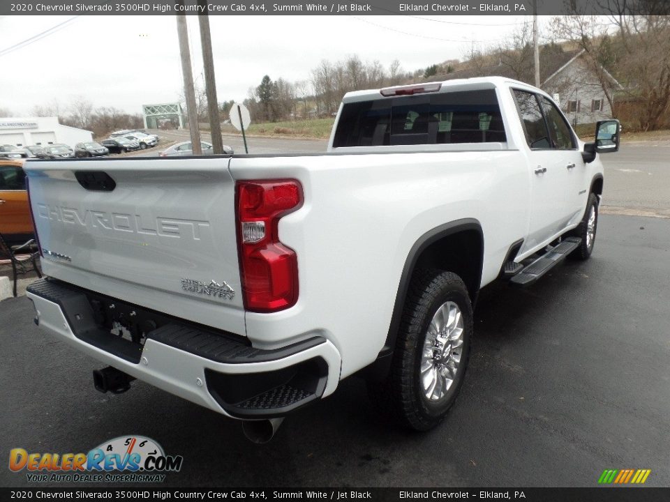 2020 Chevrolet Silverado 3500HD High Country Crew Cab 4x4 Summit White / Jet Black Photo #10