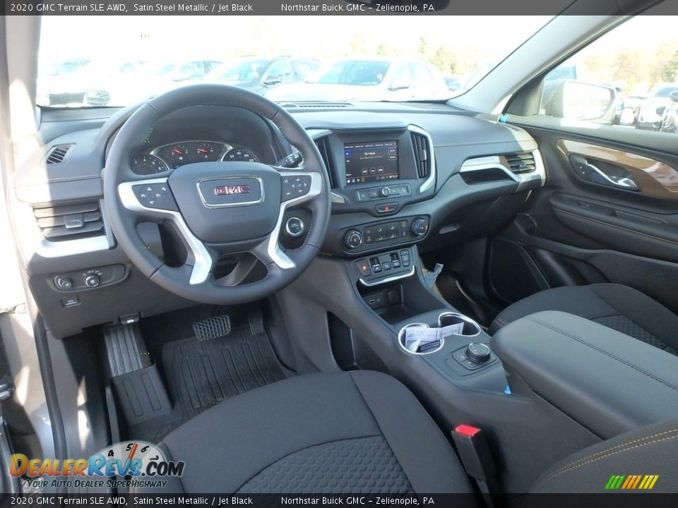 2020 GMC Terrain SLE AWD Satin Steel Metallic / Jet Black Photo #14