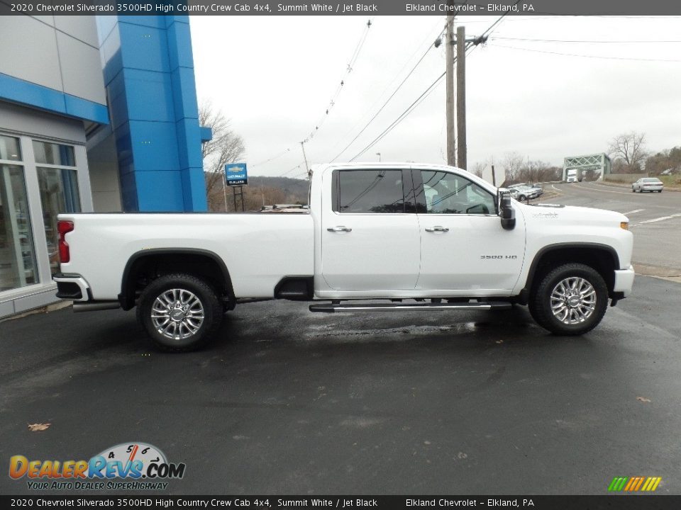 2020 Chevrolet Silverado 3500HD High Country Crew Cab 4x4 Summit White / Jet Black Photo #12