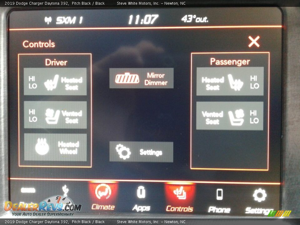 2019 Dodge Charger Daytona 392 Pitch Black / Black Photo #24