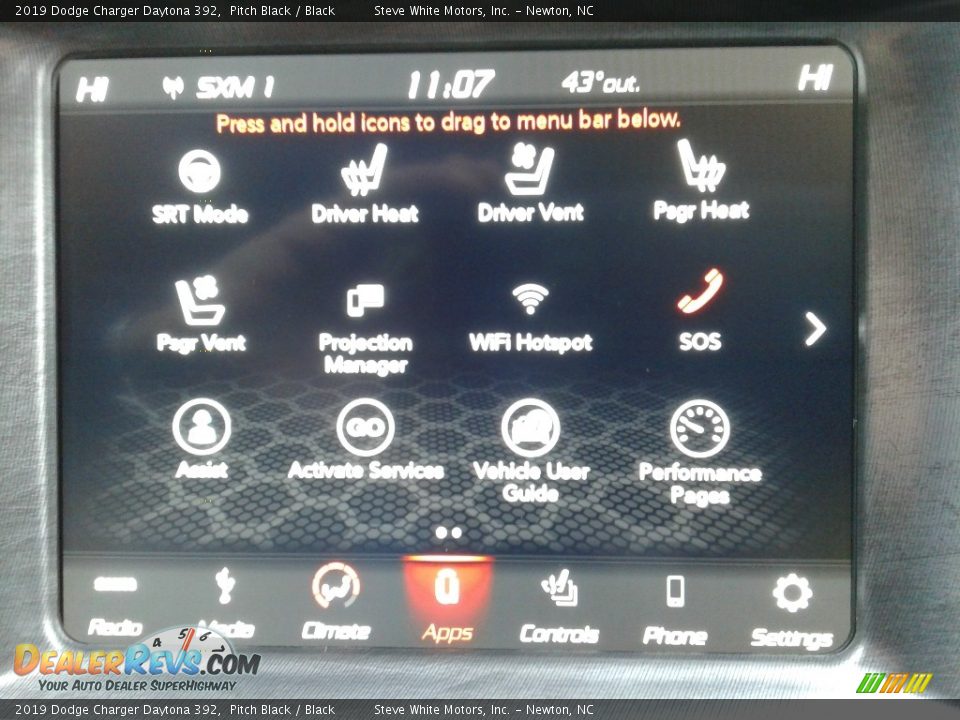 2019 Dodge Charger Daytona 392 Pitch Black / Black Photo #25