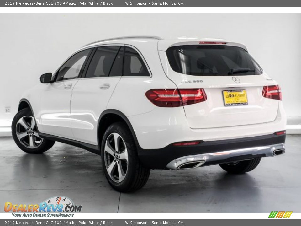 2019 Mercedes-Benz GLC 300 4Matic Polar White / Black Photo #2