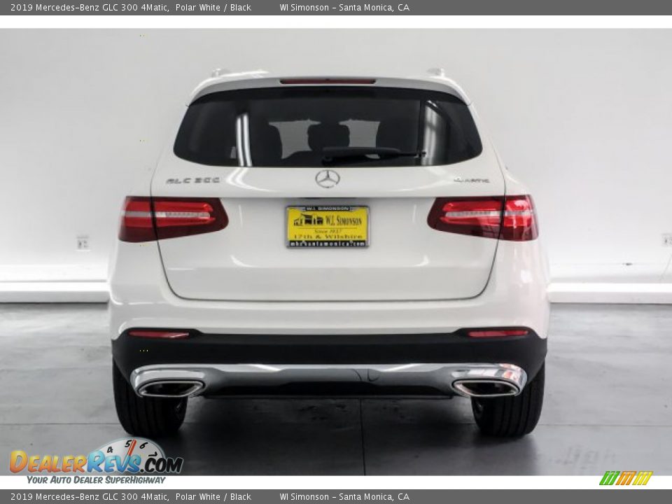 2019 Mercedes-Benz GLC 300 4Matic Polar White / Black Photo #3
