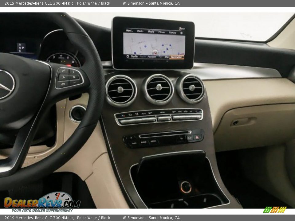 2019 Mercedes-Benz GLC 300 4Matic Polar White / Black Photo #6