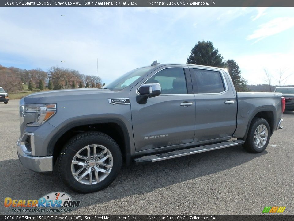 2020 GMC Sierra 1500 SLT Crew Cab 4WD Satin Steel Metallic / Jet Black Photo #1
