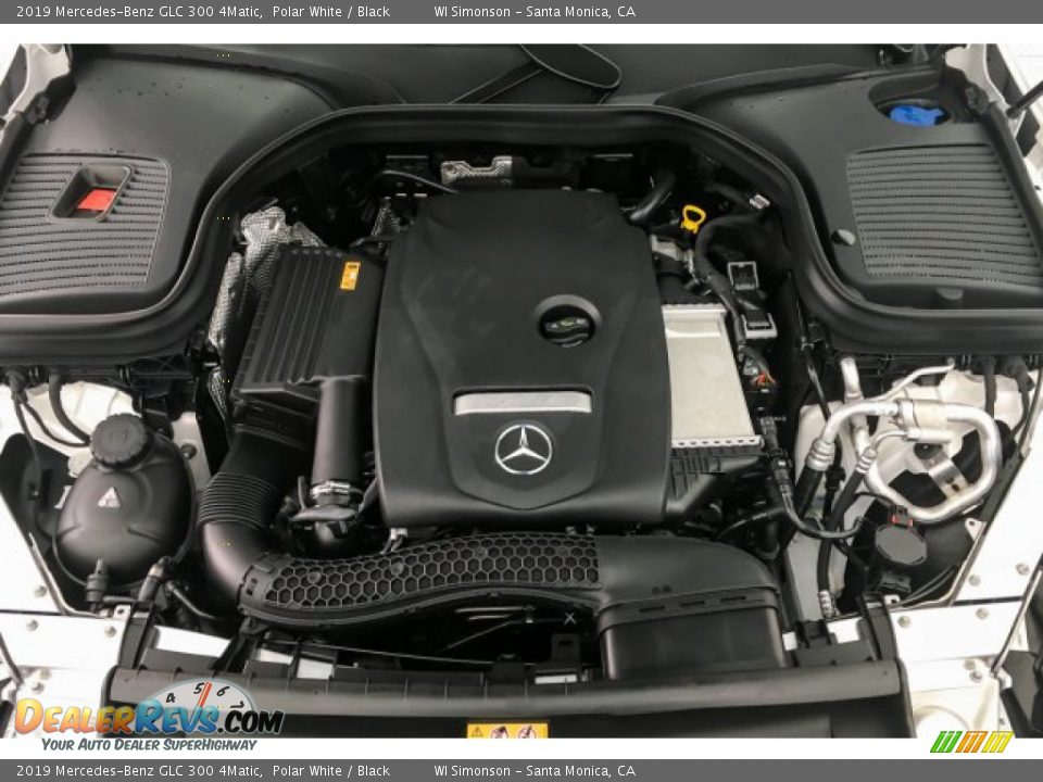 2019 Mercedes-Benz GLC 300 4Matic Polar White / Black Photo #8